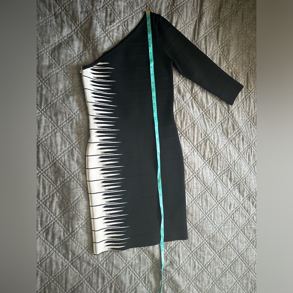 One Shoulder Guess Fitted Dress - Picture 9 of 10